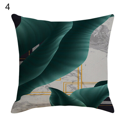 

Fresh Leaves Linen Pillow Case Cushion Cover Sofa Bed Car Cafe Office Decoration
