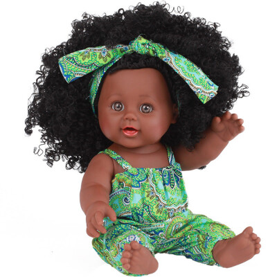 

Siaonvr Black Girl Dolls African American Play Dolls Lifelike 12 inch Baby Play Dolls