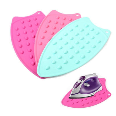 

4 Colors Silicone Iron Hot Protection Underlay Iron Stand Mat Rest Ironing Pad Boards