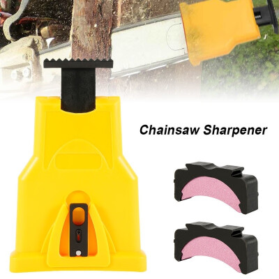 

New Chainsaw Teeth Sharpener Sharpens Bar Mount Chain Saw Blade Self Sharpening Tool