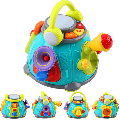 

Siaonvr Baby Music Activity Cube Play Center Kids Musical Singing Sensory Toys Lights