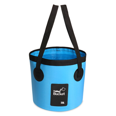 

12L20L Multifunctional Folding Fishing Bucket Outdoor Car Wash Bucket Water Storage Container Bucket For Camping Hiking Travel