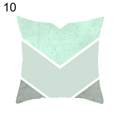 

Mint Green Series Pillow Case Sofa Waist Throw Cushion Cover Home Office Decor