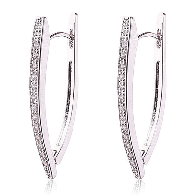 

Fashion sale romantic personality single row embedded earrings jewelry