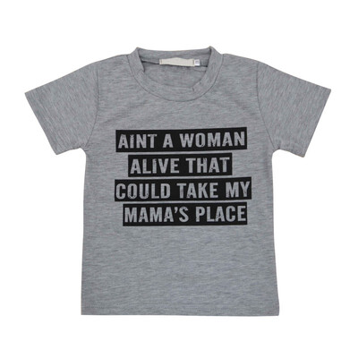 

Kids Letter Printed T-shirt Baby Clothing Summer Boys Girls Short Sleeve Shirt Blouse Tee Tops 2-7T