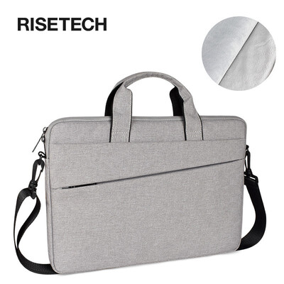 

RISETECH Men Laptop Bag Women Laptop Sleeve Handbag 156 inch for MacBookNotebook
