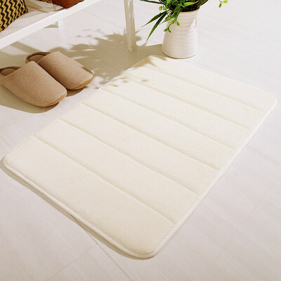 

Siaonvr Absorbent Soft Memory Foam Mat Bath Bathroom Bedroom Floor Shower Rug Decor