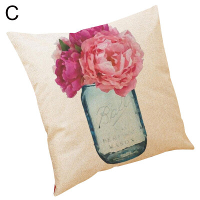 

Flower Letter Bike Throw Pillow Protector Case Cushion Cover Bedding Articles