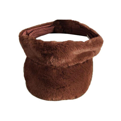 

Autumn Winter Baby Children Boys Girls Hat Casual Soft Plush Comfortable Solid Color Adjustable Empty Top Design Baseball Cap