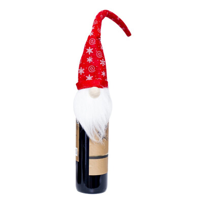 

Christmas Santa Claus Head Champagne & Wine Set Christmas Party Table DecorationD1