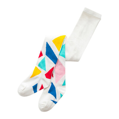 

1-8Y Children Clothing Kids Baby Girls Tights Soft Cotton Pantyhose Knitted Fashion Tights Stocking SpringAutumnWinter