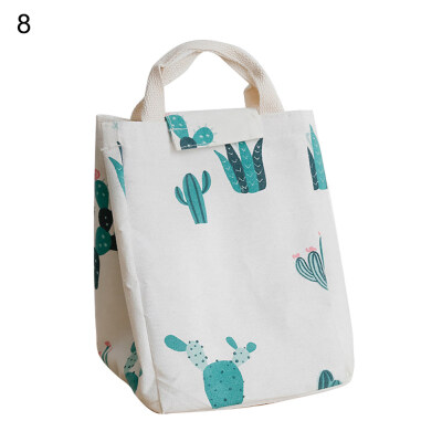 

Nordic Style Cartoon Lunch Bag Box Storage Container Picnic Carry Totes Pouch