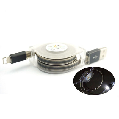 

Visible Flowing LED Cable Light Up Charging Cable LED Light USB Charger Data Sync Cable For IPhone 77s88s