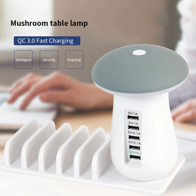 

11 11 16cm 5Port 5V 30 Multi Port USB Charger Mushroom