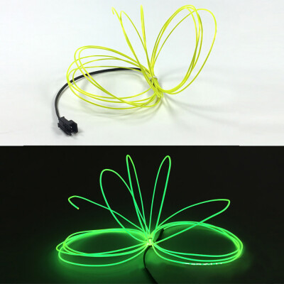 

Siaonvr EL Wire Neon Glowing Led Cable Wire for Halloween Christmas Party DIY Decoration