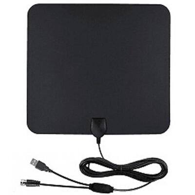 

Flat-Panel TV Receiving Antenna HD Digital TV Antenna with Amplifier Black 5M
