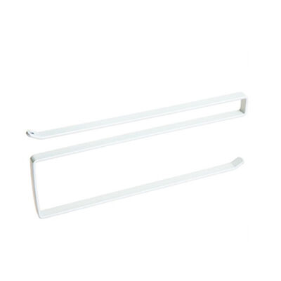 

Under Cupboard Unit Shelf Kitchen Paper Towel Roll Holder Hanger Storage Rack White
