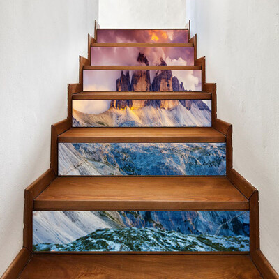 

Toponeto DIY Steps Sticker Removable Stair Sticker Home Decor Ceramic Tiles Patterns