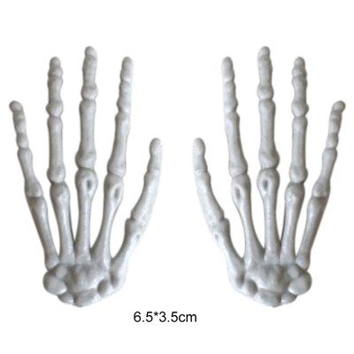 

2Pcs Halloween Hand Skeleton Decoration Unique Hand Skeleton Decoration For Haunted House Halloween