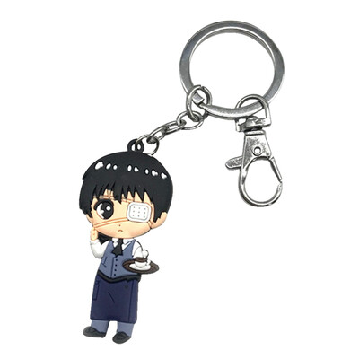 

CAR-TOBBY Anime Tokyo Ghoul Ken Kaneki Anime Keychain Car Key Chain Holder Keyring Friend Graduation Chirstmas Day Gift