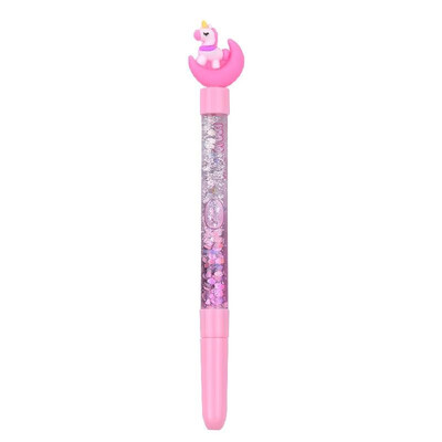 

Creative Gel Pen Lovely Quicksand Design Study Supplies Stationery Black Ink for School Students Office