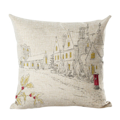 

〖Follure〗Christmas Pillows Cover Fall Decor Pillow Case Sofa Waist Throw Cushion Cover