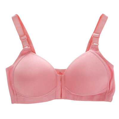 

Front Closure Plus Size Bra Women Sexy U Shape Backless Padded Wireless Bra Push Up Black Red Pink Skin Color Fitness Bras Femme