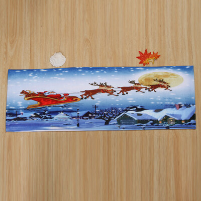 

Tailored Merry Christmas Welcome Doormats Indoor Home Carpets Decor 40x120CM