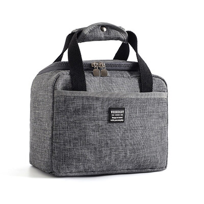 

Insulated Lunch Bags for Women Men Reusable Lunch Box Durable Oxford Thermal Snacks Organizer