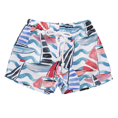 

Cool Kids Baby Boys Print Shorts Casual Beach Pants Kids Swim Trunk Swimsuit Beach Shorts Children Clothing 1-5T