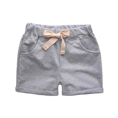 

Baby Boys Solid Shorts Trousers Kids Knee Length Shorts Children Cotton Blend Fashion