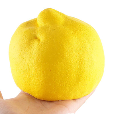 

〖Follure〗Squishy Half Fresh Lemon Slow Rising Key Chains Stress Fruit Ballchain Charm Toy