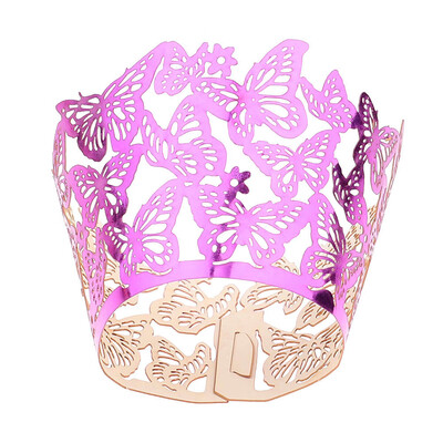 

40 pcs Cute Muffin Cupcake Paper Cups for wedding birthday Party Decoration Disposable Tools