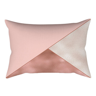 

〖Follure〗Rose Gold Pink Cushion Cover Square Pillowcase Home Decoration30cm 50cm
