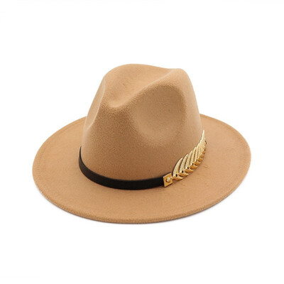 

Vintage Felt Hat Mens Womens Wide Brim Fedora Hat Trilby Jazz Gangster Cap
