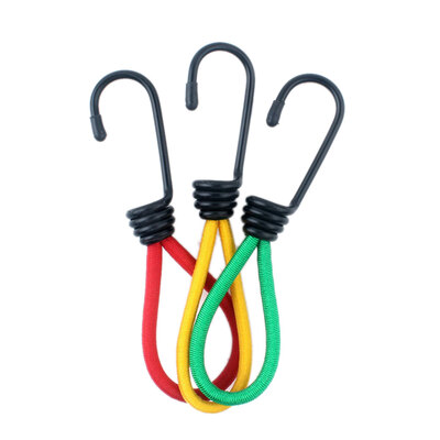 

3pcs Outdoor Camping Tent Elastic Rope Buckle Hook Fixed Bundle Straps High Elasticity Deck Fixing Cord Hook