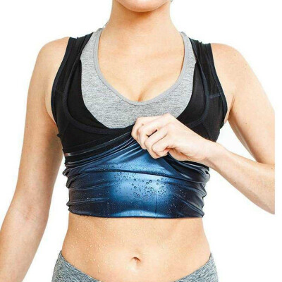 

Men Women Sweat Body Shaper Vest Gym Fitness Advanced Sweatwear Suit For Slimming Weight Loss Sports Running Vest