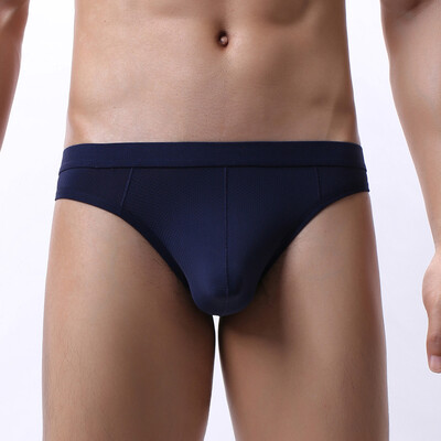 

Mens Sexy Bulge Pouch Seamless Underwear Breathable Low Rise Lingerie Briefs
