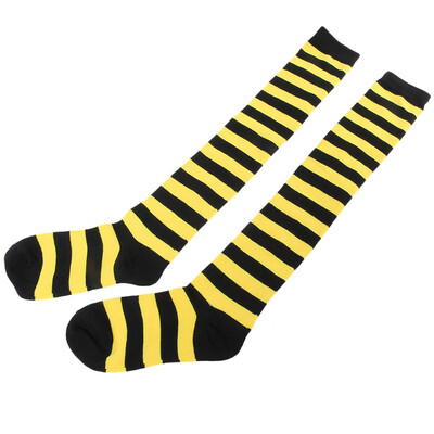 

Women Over Knee Socks Striped Thigh High Long Striped Stocking 11 Colors