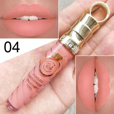 

High-capacity Matte Matte Lip Gloss Female 20 Colors Long-Lasting Nutritious Lipstic Women Lip Make Up Cosmetics Big Lip Gloss