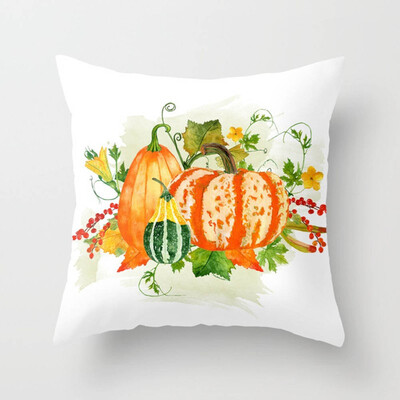 

Halloween Pillowcase Fall Decor Pillow Case Sofa Waist Throw Cushion Cover Home Decor