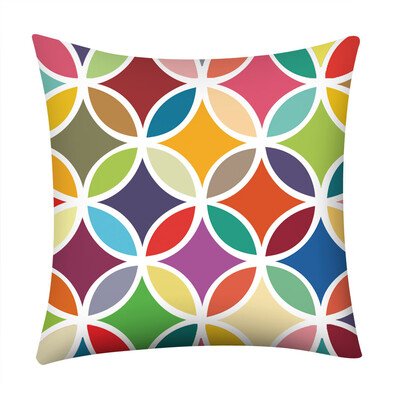 

Tailored Print Pillow Case Polyester Sofa Car Cushion Cover Home Decor