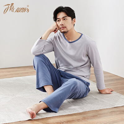 

Top melon melon pajamas women cotton spring fashion Korean version of the seven-point sleeves can be worn outside home service suit t01120jd pink female models