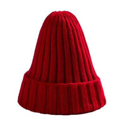 

Cycling Ski Headwear Stretch Knit Hat Beanie Cap Warm Hats Cuffed Plain Winter for Men Women