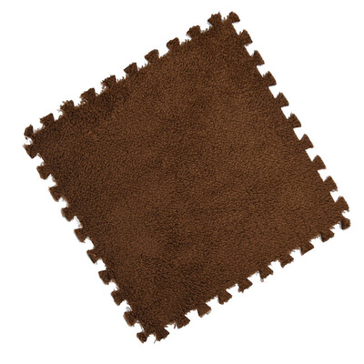 

Siaonvr 25X25cm Kids Carpet Foam Puzzle Mat EVA Shaggy Velvet Baby Eco Floor 7 colors