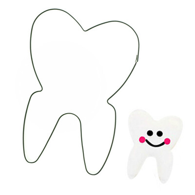 

Teeth Shape Holiday Cookie Decorating Cutter Mold Stainless Cake Biscuit Mold
