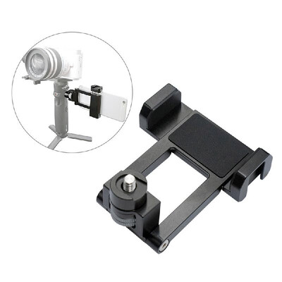 

Gimbal Stabilizer Phone Holder Smartphone Clip Clamp Bracket 14 Inch Screw with Cold Shoe Mount Compatible with Zhiyun Crane M2W
