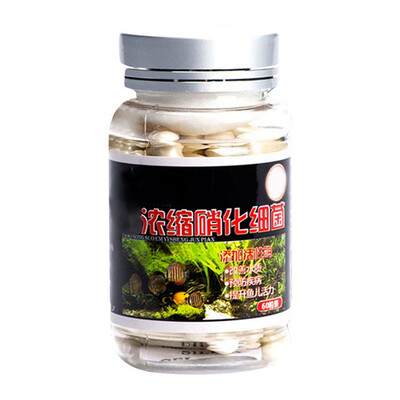 

60Pcs Fish Tank Pond Cleaning Water Supplies Bio-Nitrobacteria Capsule for Aquarium Especially For Red Shrimp