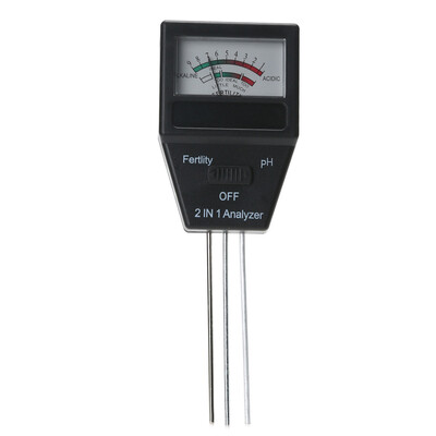 

2 in 1 Soil PH Fertility Tester Acidity Digital Analyzer Flowers Crops Plants Lawn PH Meter