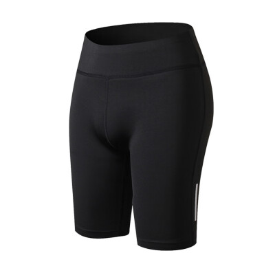 

Womens Compression Fit Tight Night Reflective High Waist Elastic Women Tight Bottom Slim shorts